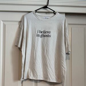 LONELY GHOST White 'I Believe in Ghosts' Tee